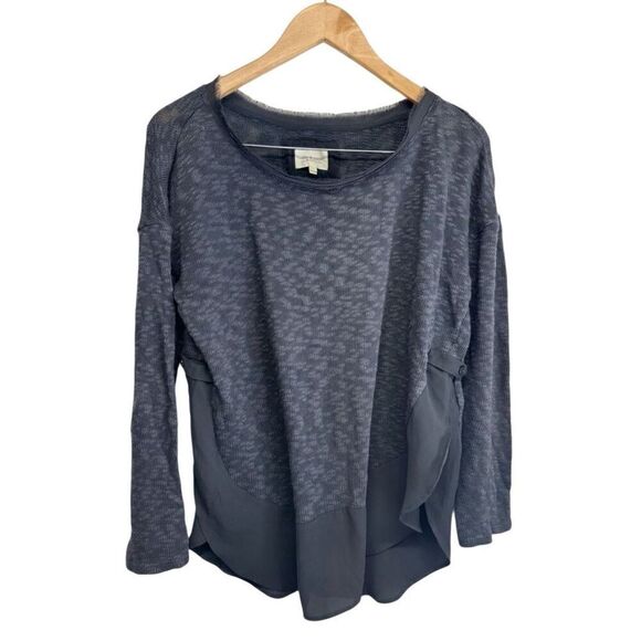 Anthropologie CircleLight Sweater Size Small Charcoal Gray Long Sleeve - Picture 1 of 8